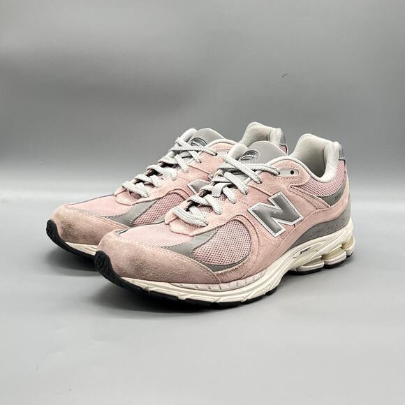 New Balance Shoes Men 12 Pink Suede 2002R Road Running Athletic Sneakers Comfort main image 4